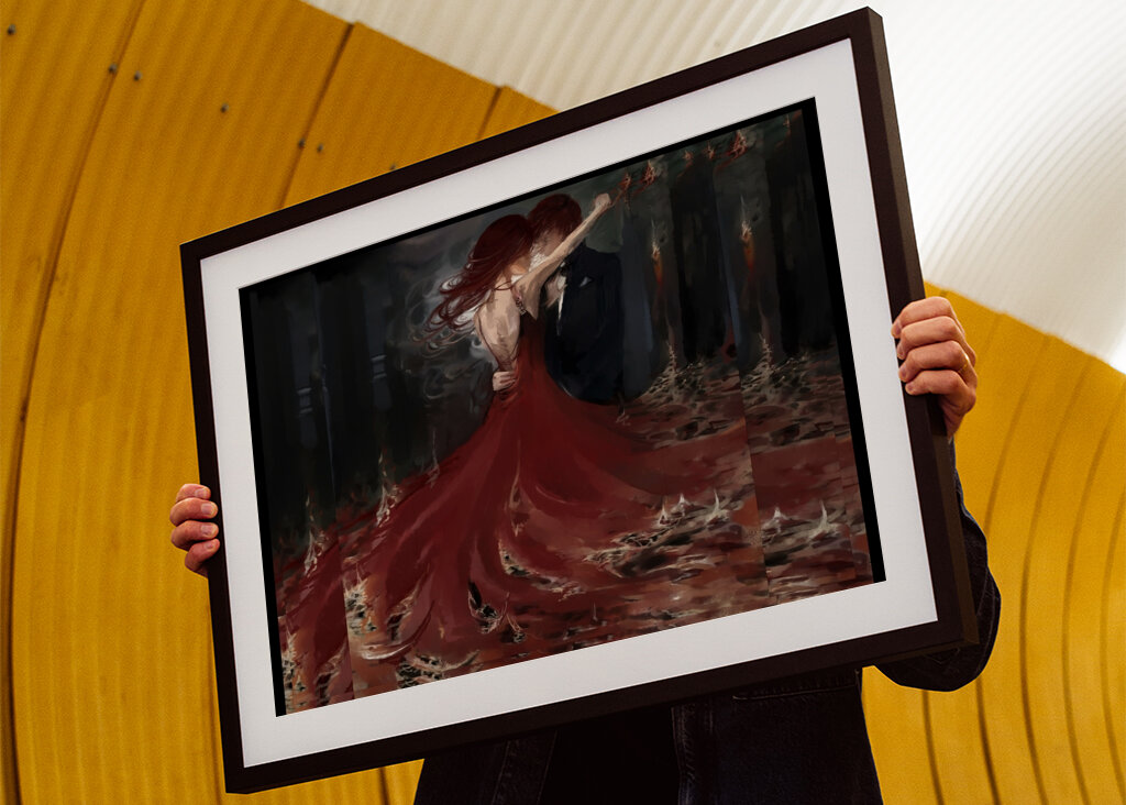 Tańczące płomienie pierwsza wersja