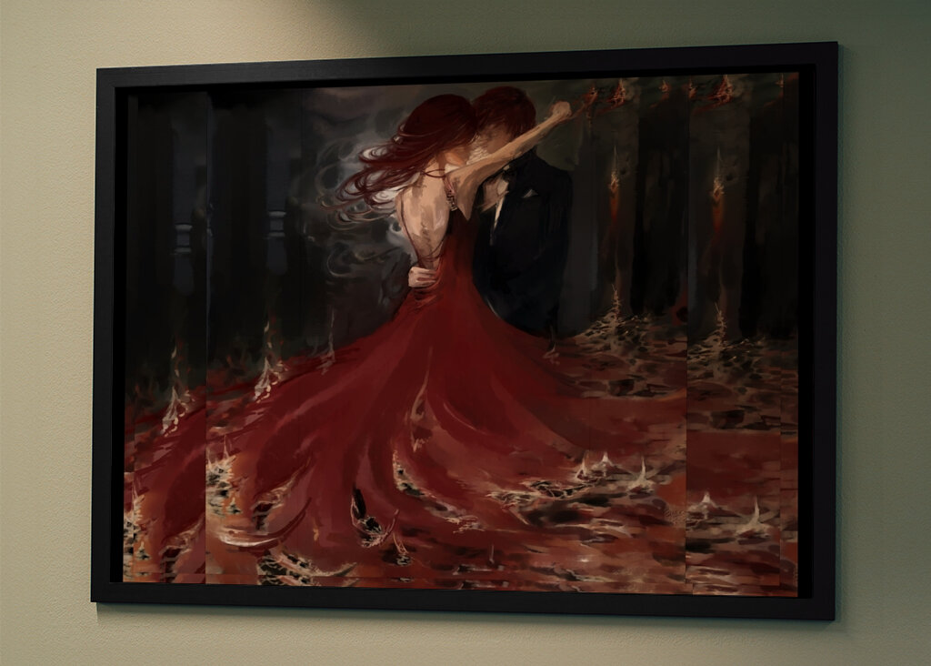 Tańczące płomienie pierwsza wersja