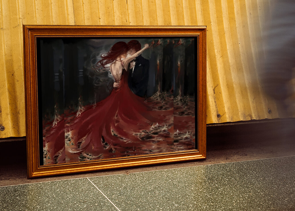 Tańczące płomienie pierwsza wersja