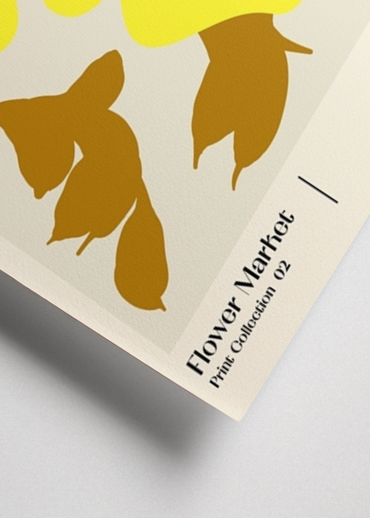 Retro yellow flowers #2325709