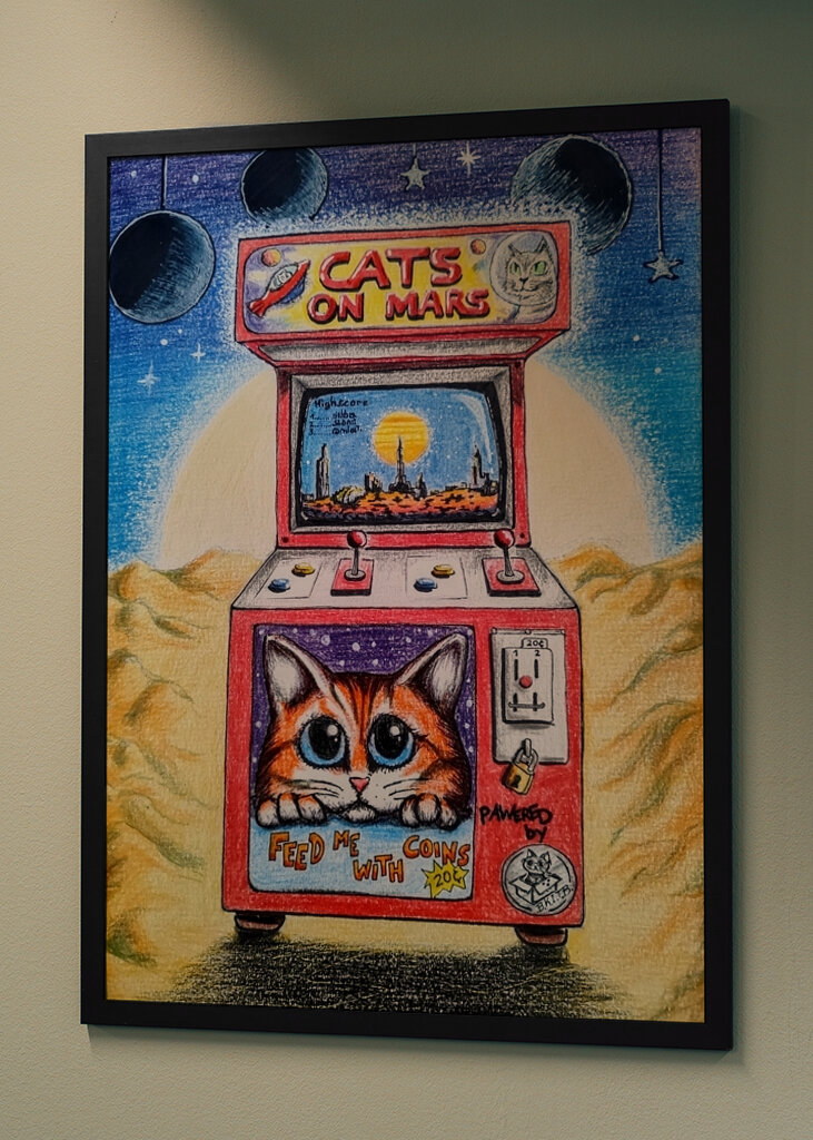 Cats in Mars Arcade