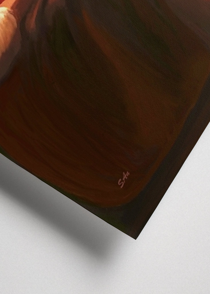 Madeleine à la flamme fumante