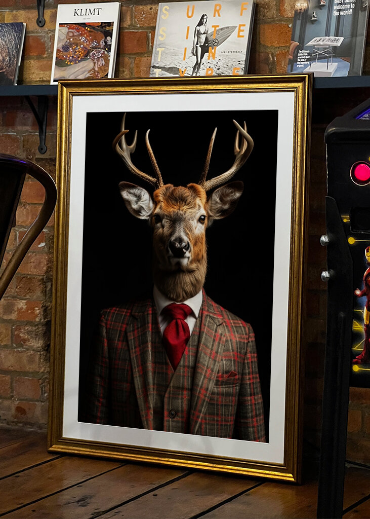 Trajes salvajes - Ciervo rojo