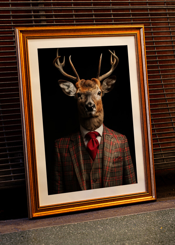 Trajes salvajes - Ciervo rojo