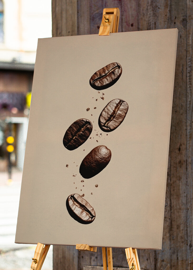 Kaffee - Küchendekor Kaffeebohnen