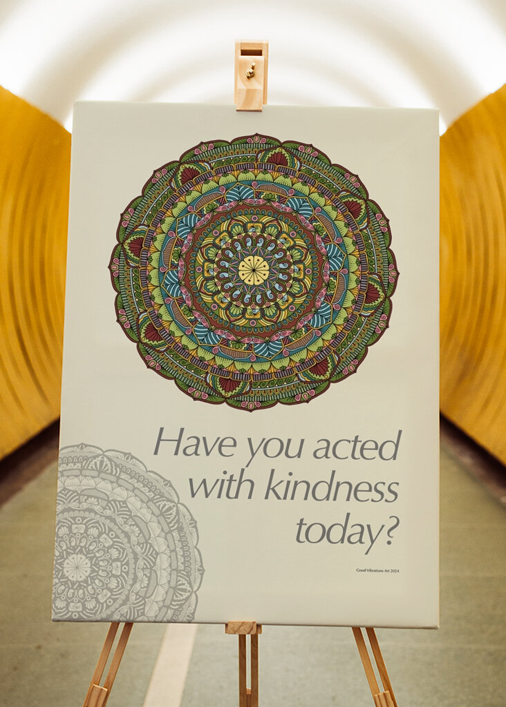 A mandala filled with kindness