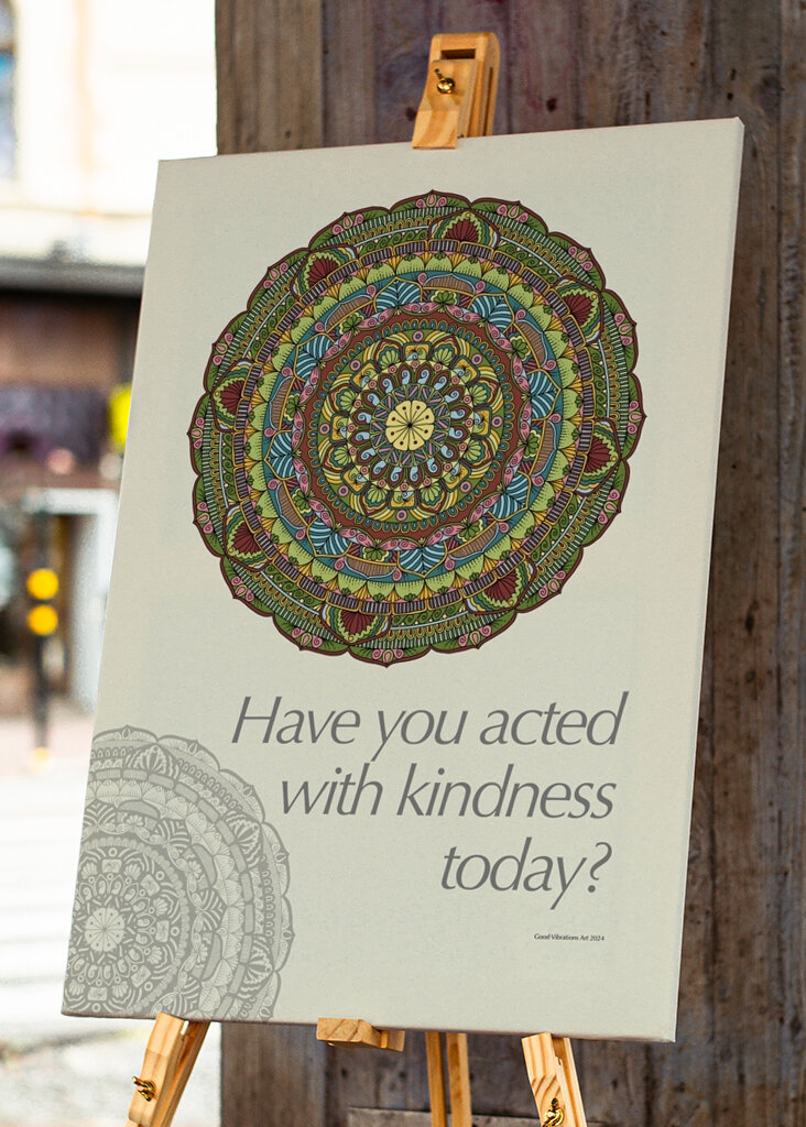 A mandala filled with kindness