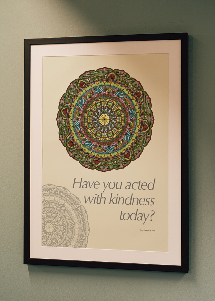 A mandala filled with kindness