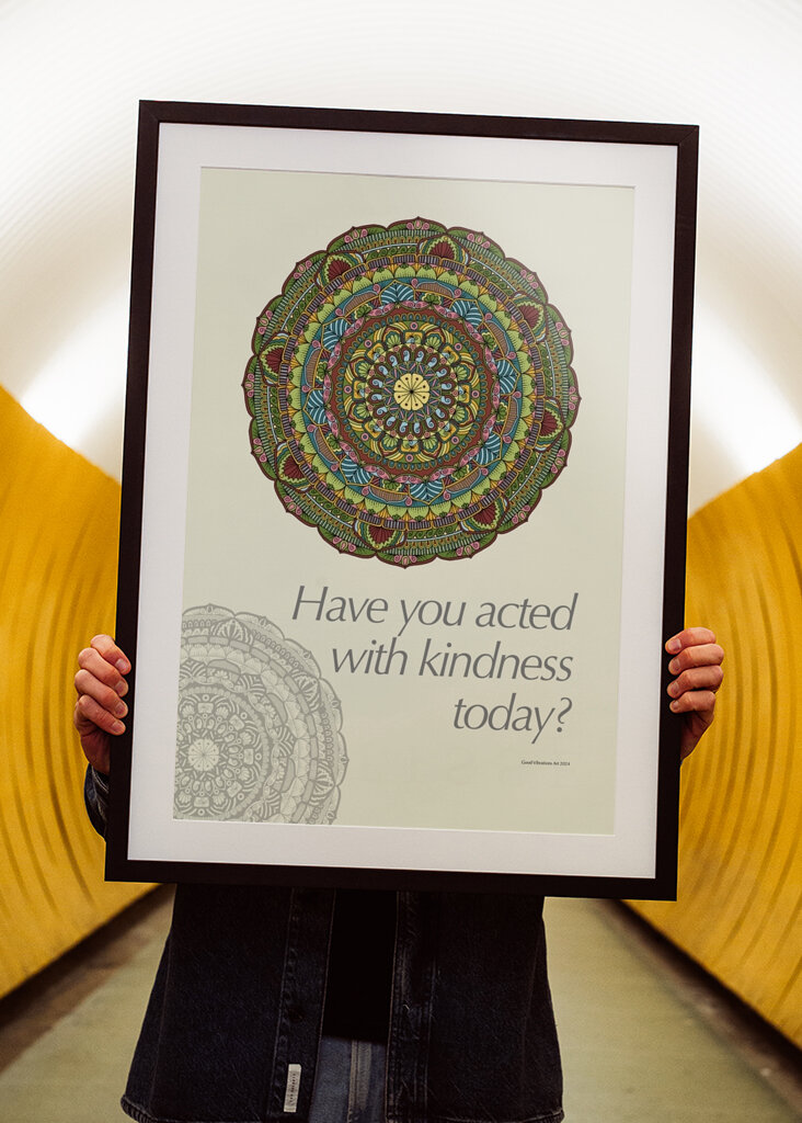 A mandala filled with kindness