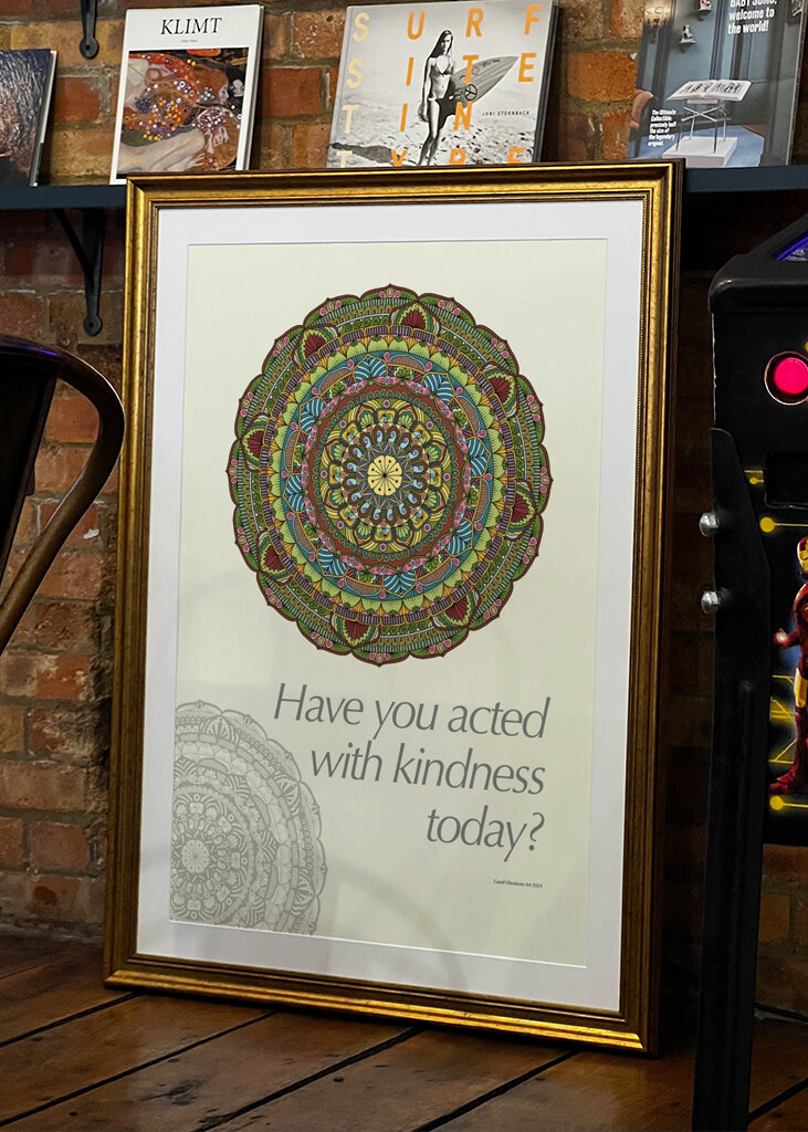 A mandala filled with kindness