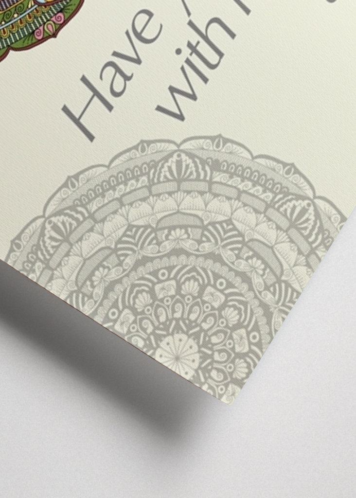 A mandala filled with kindness