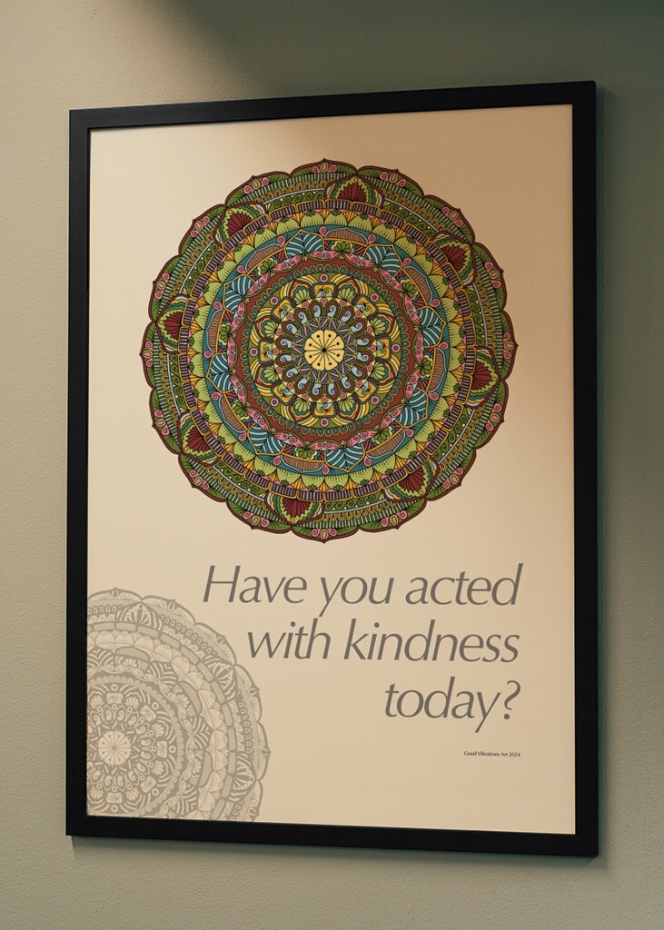 A mandala filled with kindness