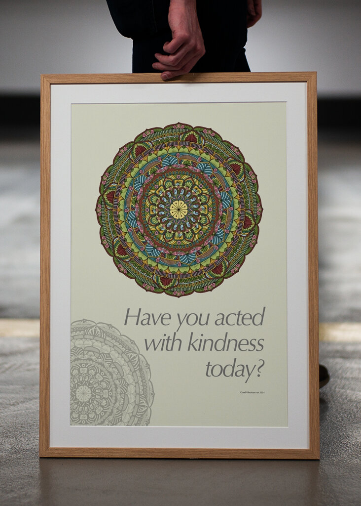 A mandala filled with kindness
