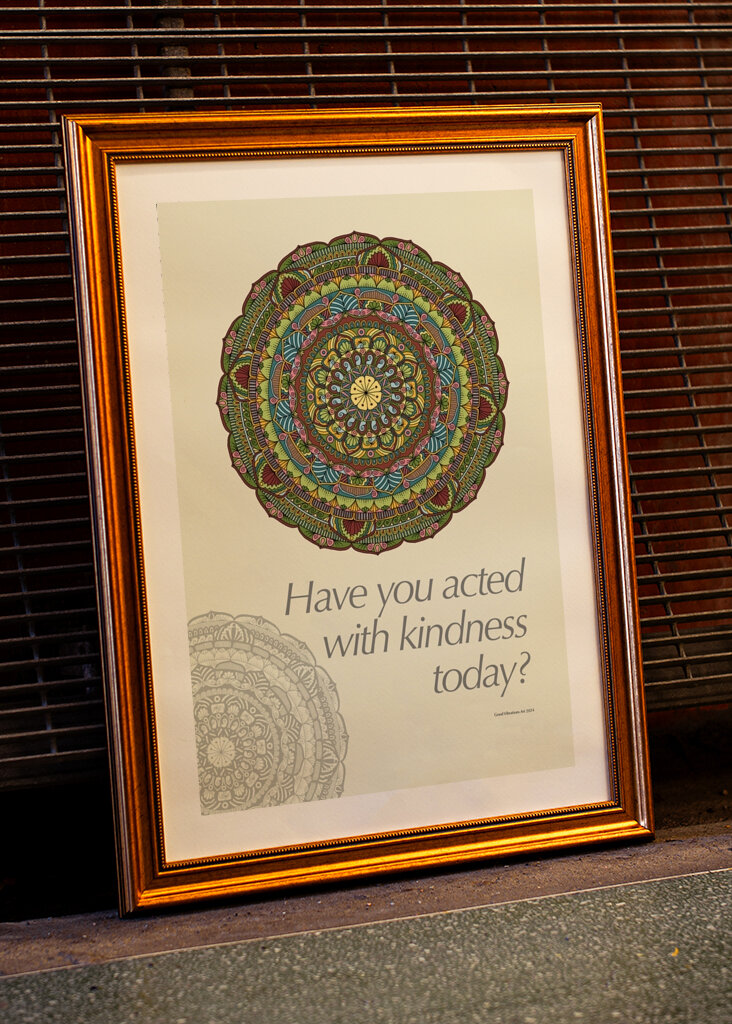 A mandala filled with kindness