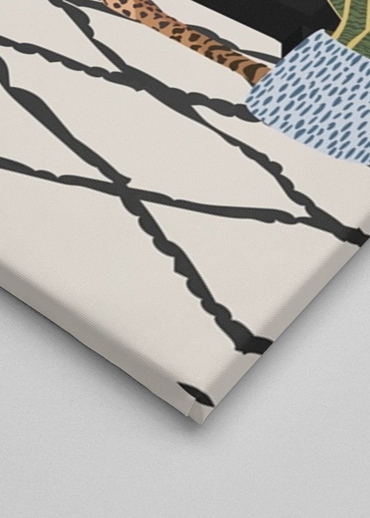 Cheetah playing piano 