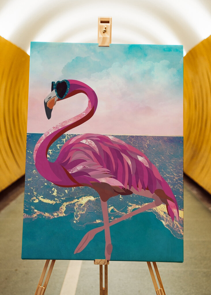 Flamingo am Strand #2410019