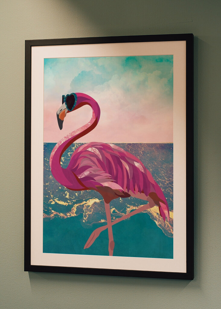 Flamingo am Strand #2410019