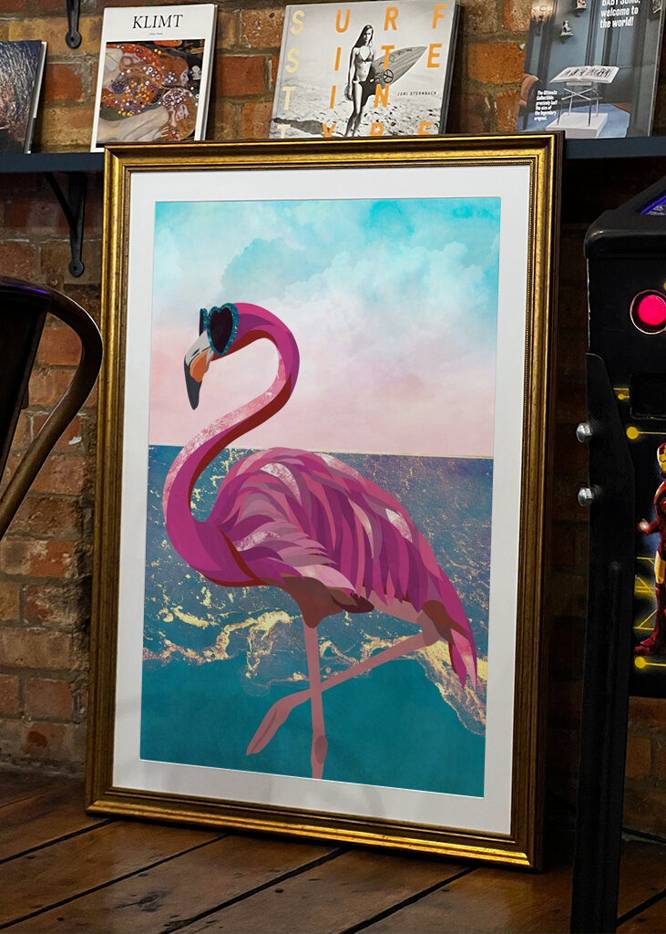 Flamingo am Strand #2410019