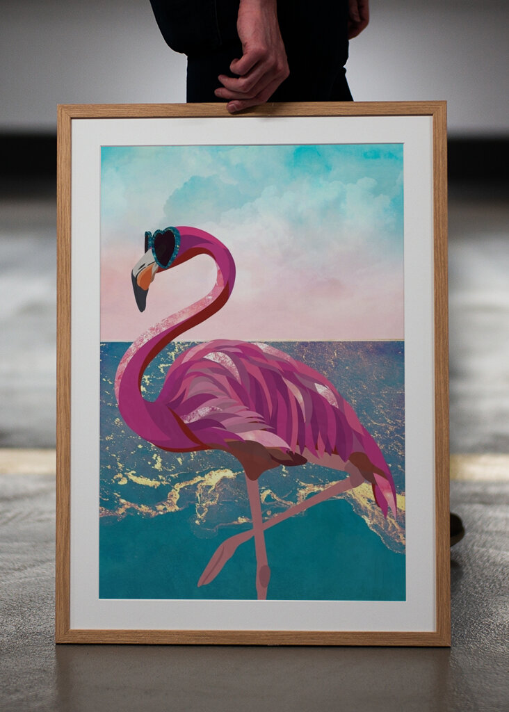 Flamingo am Strand #2410019