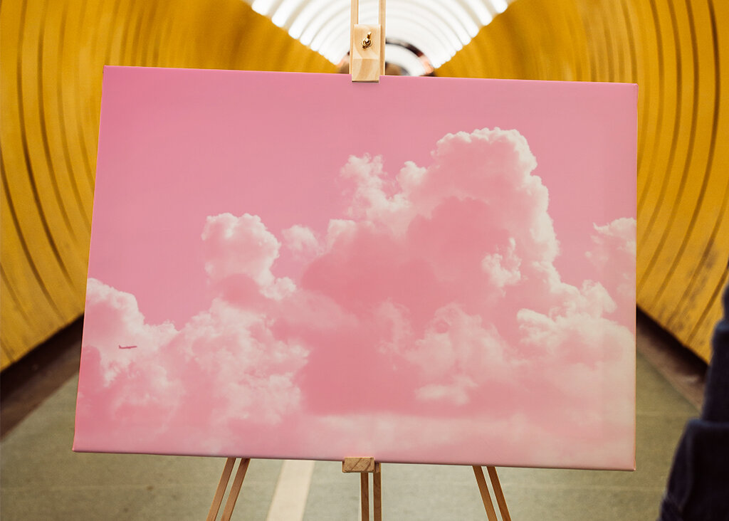 Cloudy with a touch of Pink