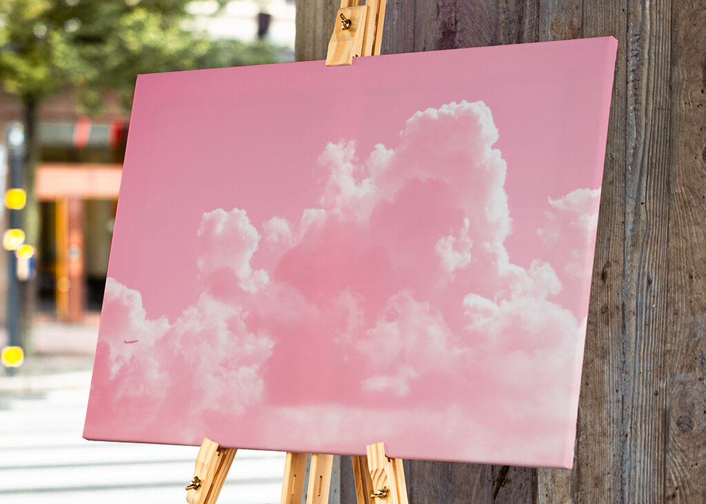 Cloudy with a touch of Pink