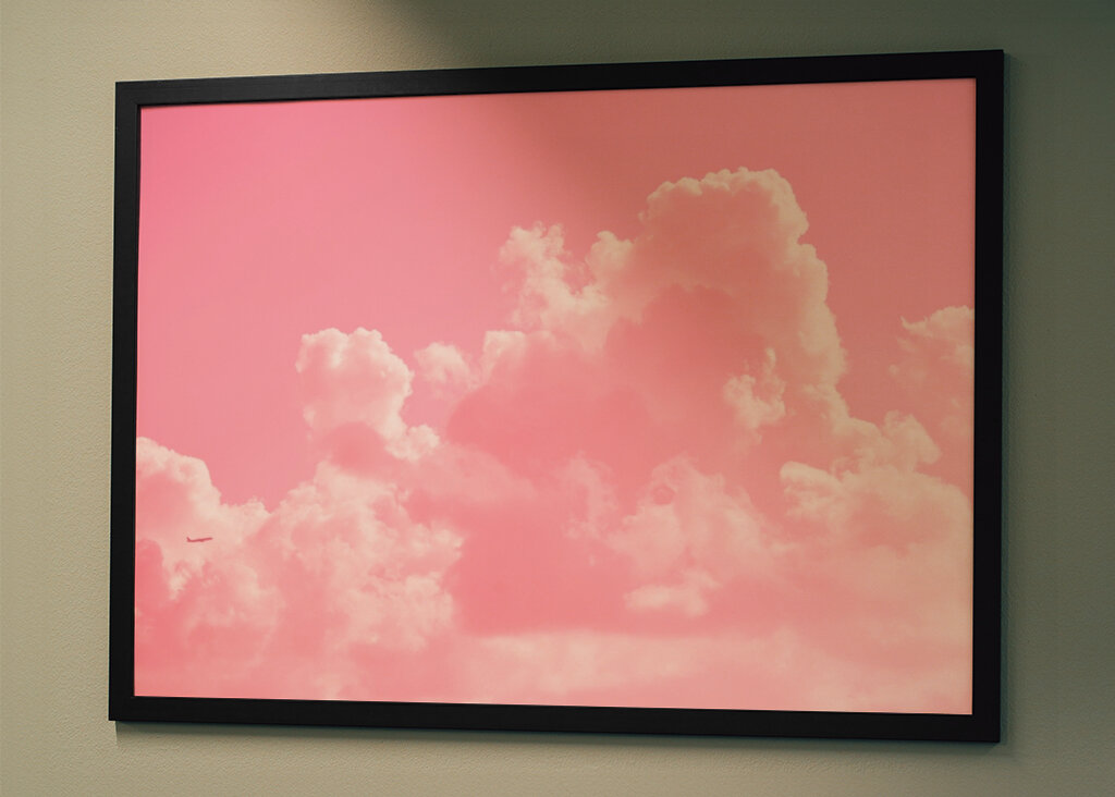 Cloudy with a touch of Pink