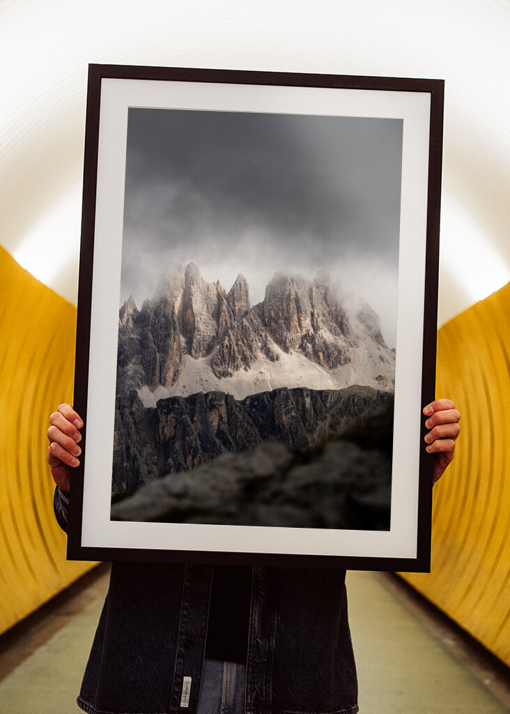 Berggipfel in den Dolomiten