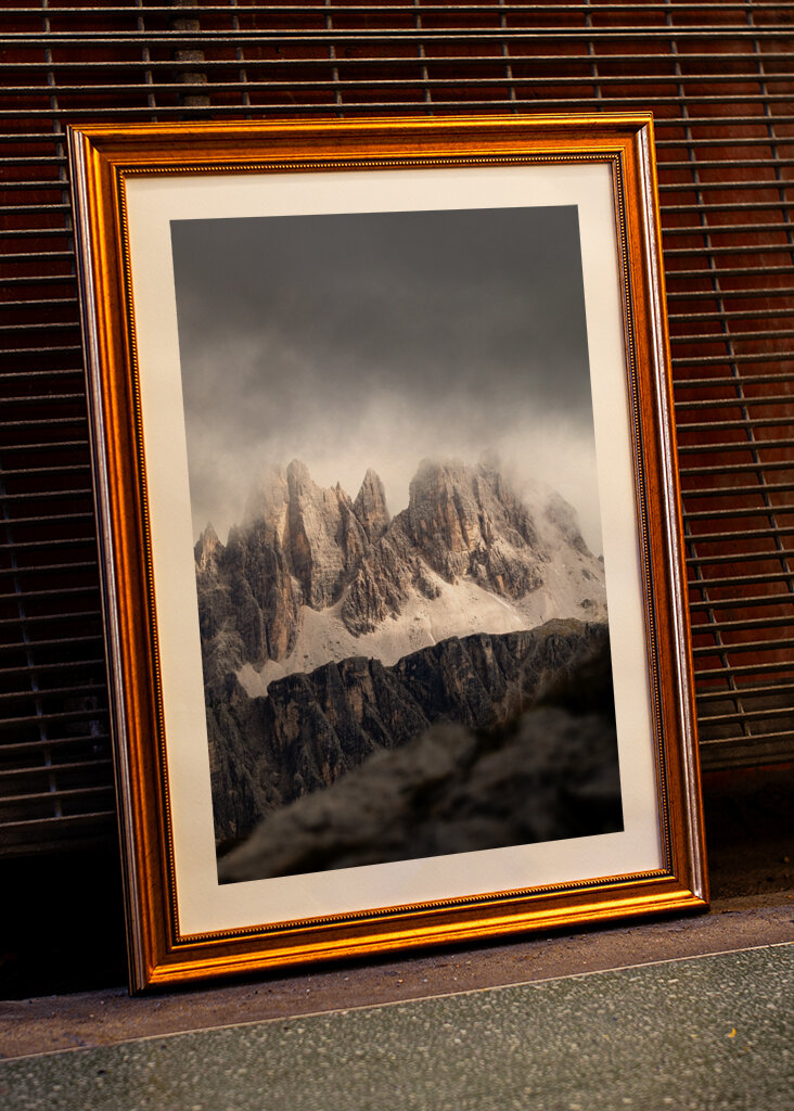Berggipfel in den Dolomiten