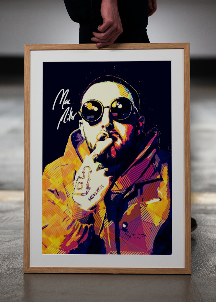 Mac Miller Pop Art 