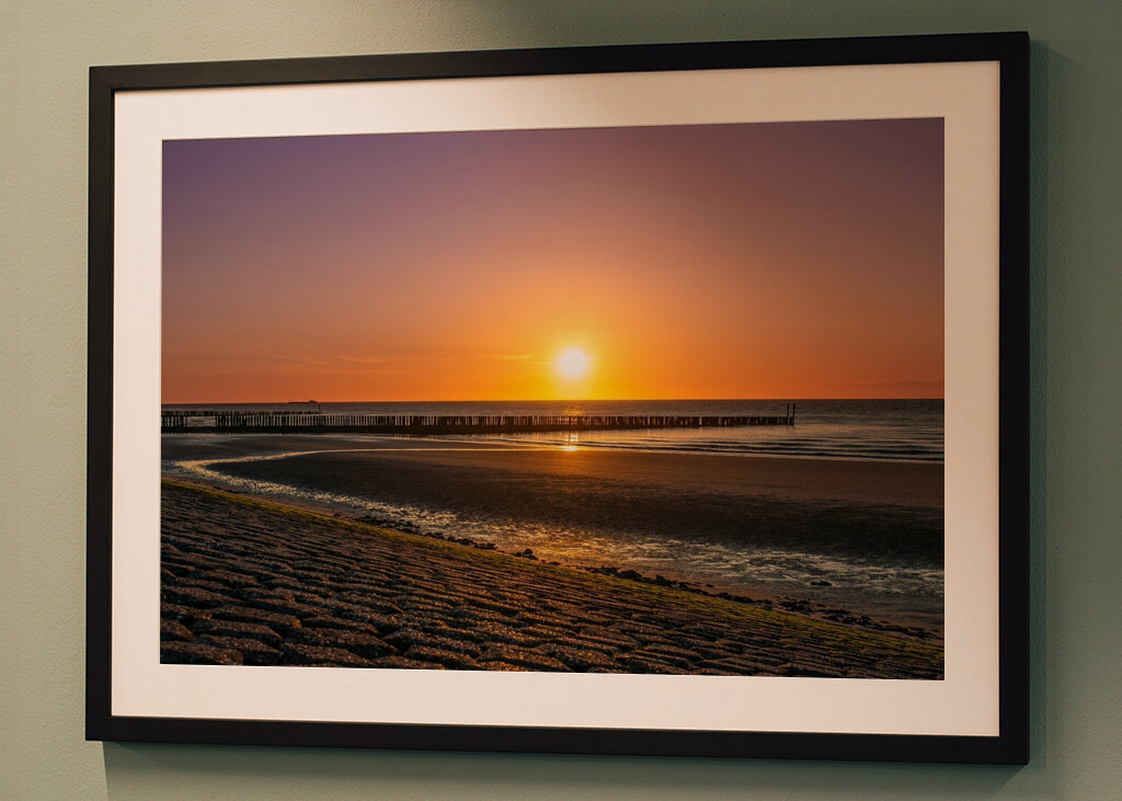 Západ slunce na pláži