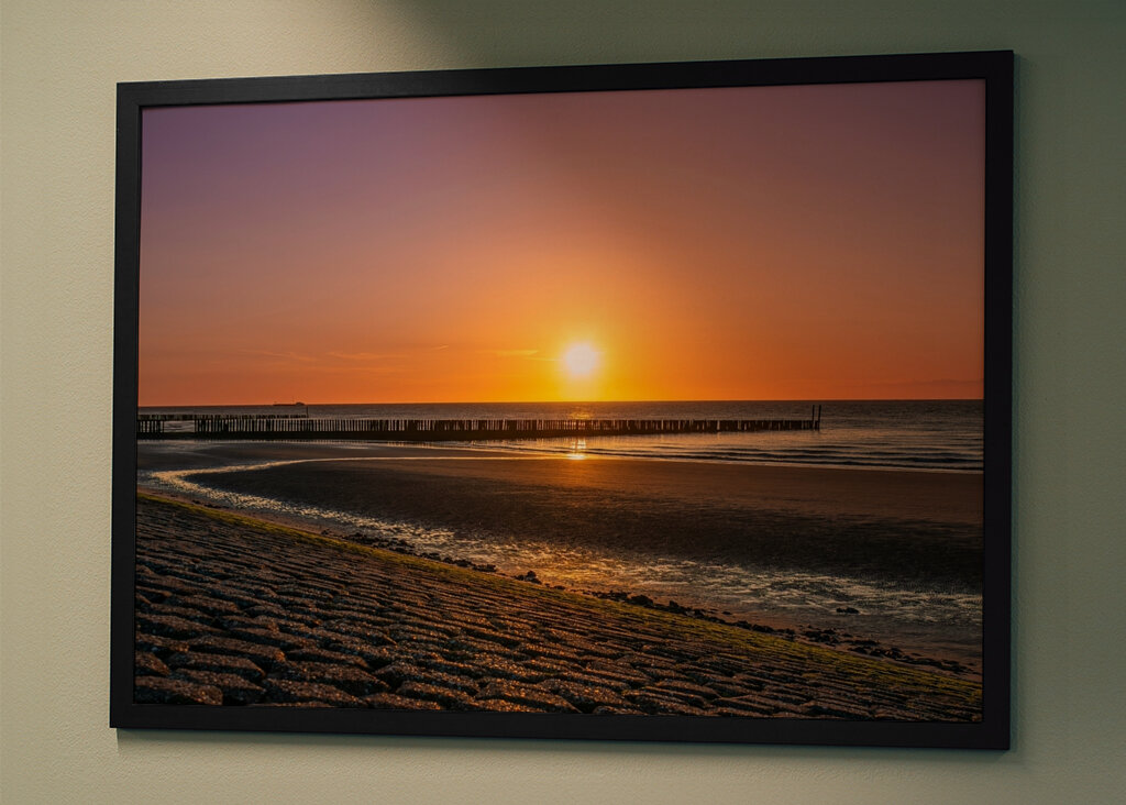 Západ slunce na pláži