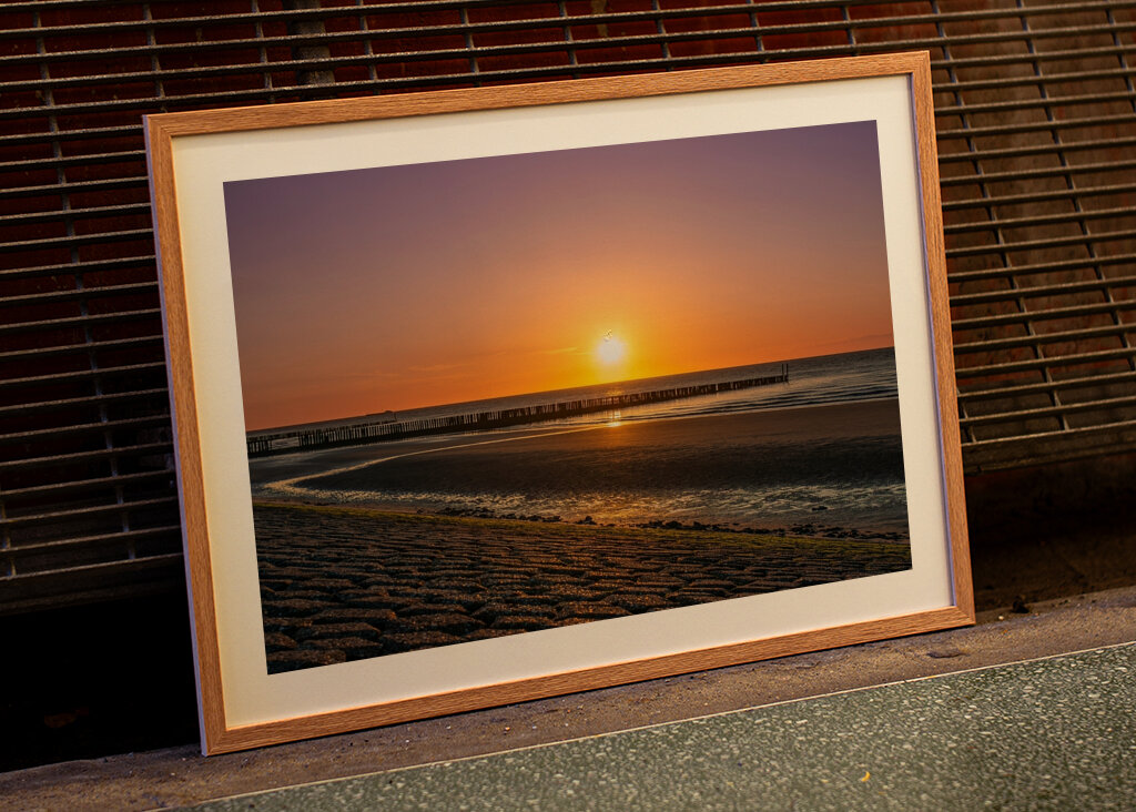 Západ slunce na pláži