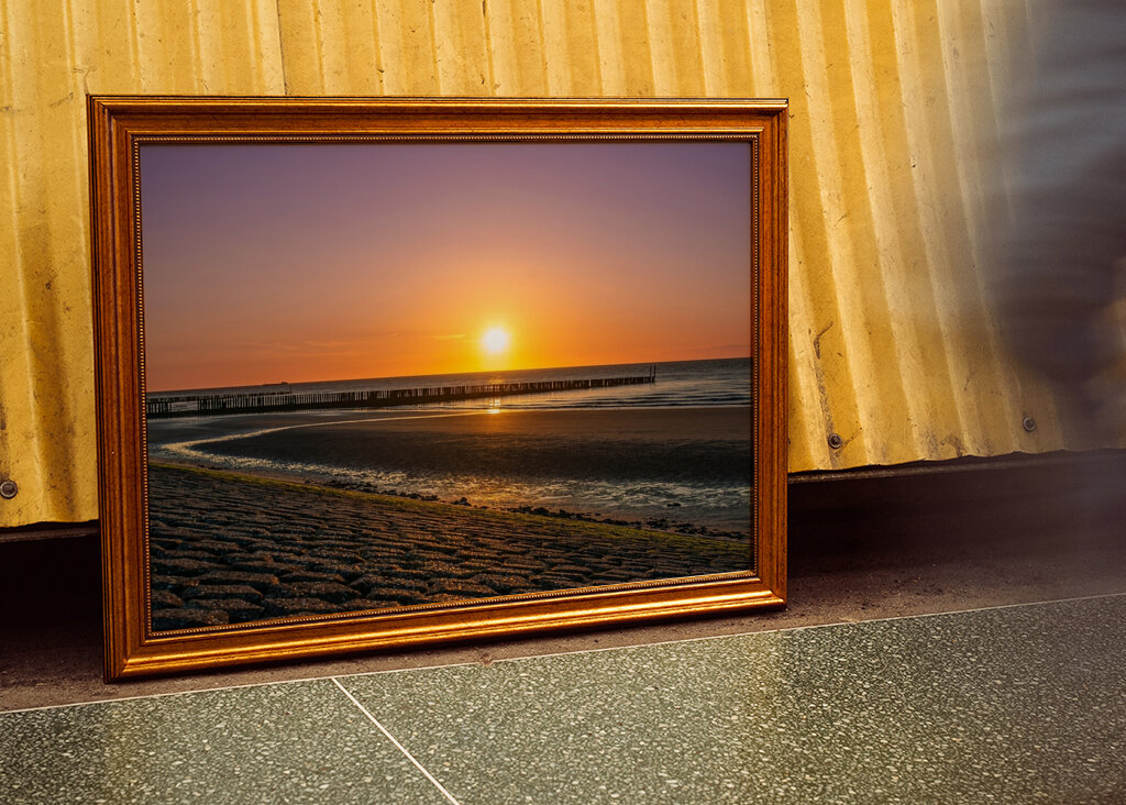 Západ slunce na pláži