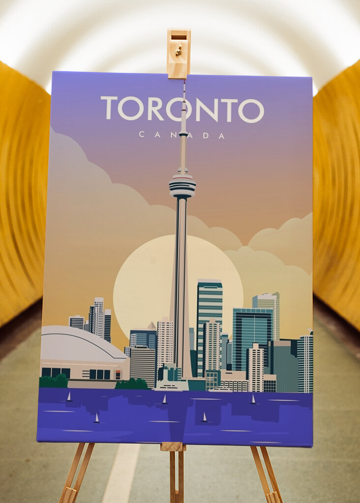 Toronto Canada Trave Print