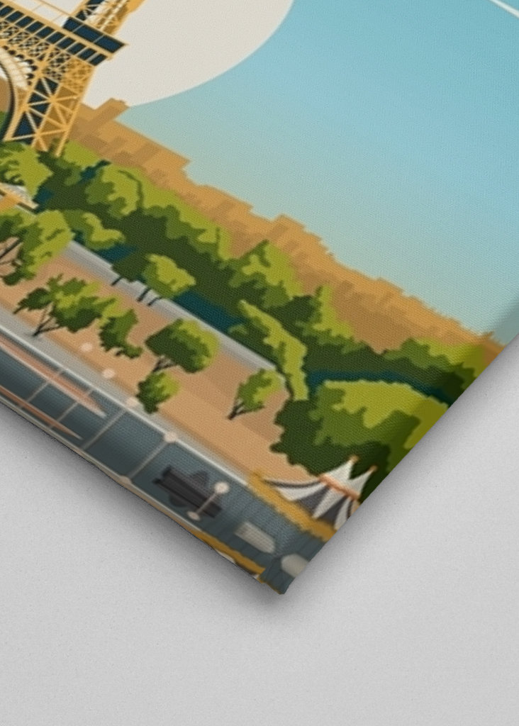 Paris France Travel Poster