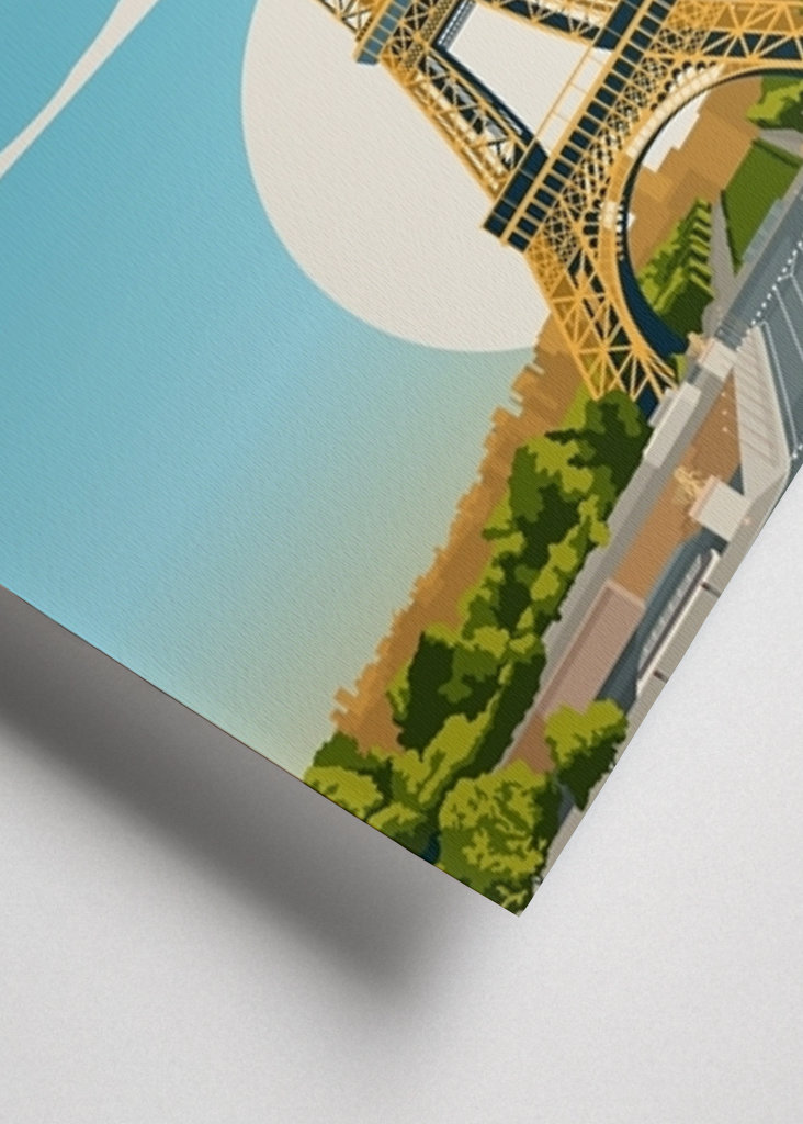 Paris France Travel Poster