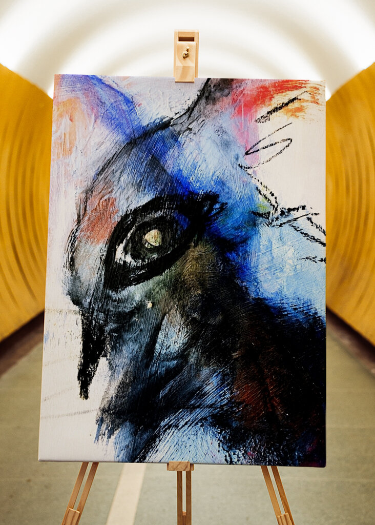 Bird of Paradise Painting