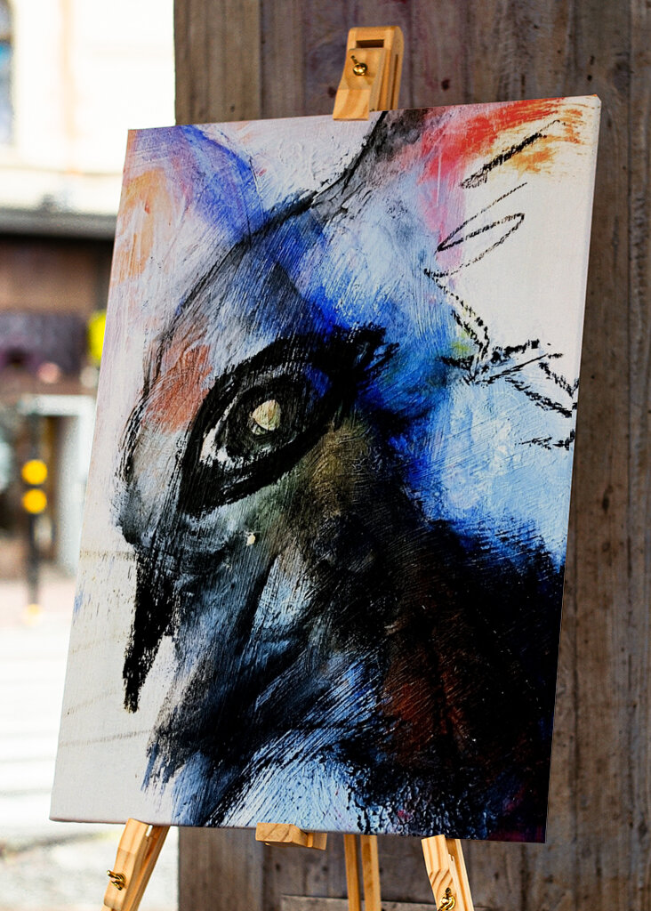 Bird of Paradise Painting