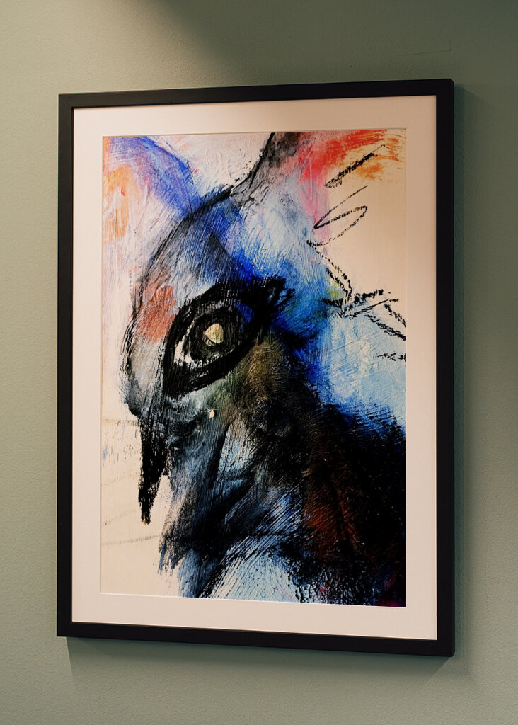 Bird of Paradise Painting