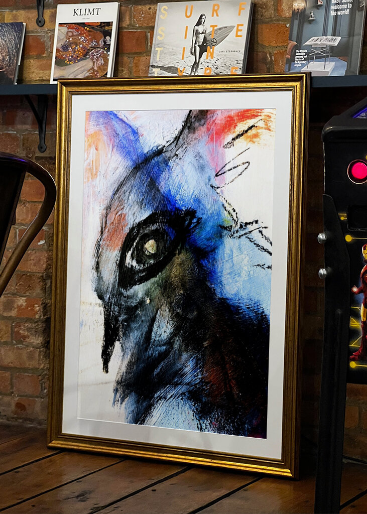 Bird of Paradise Painting