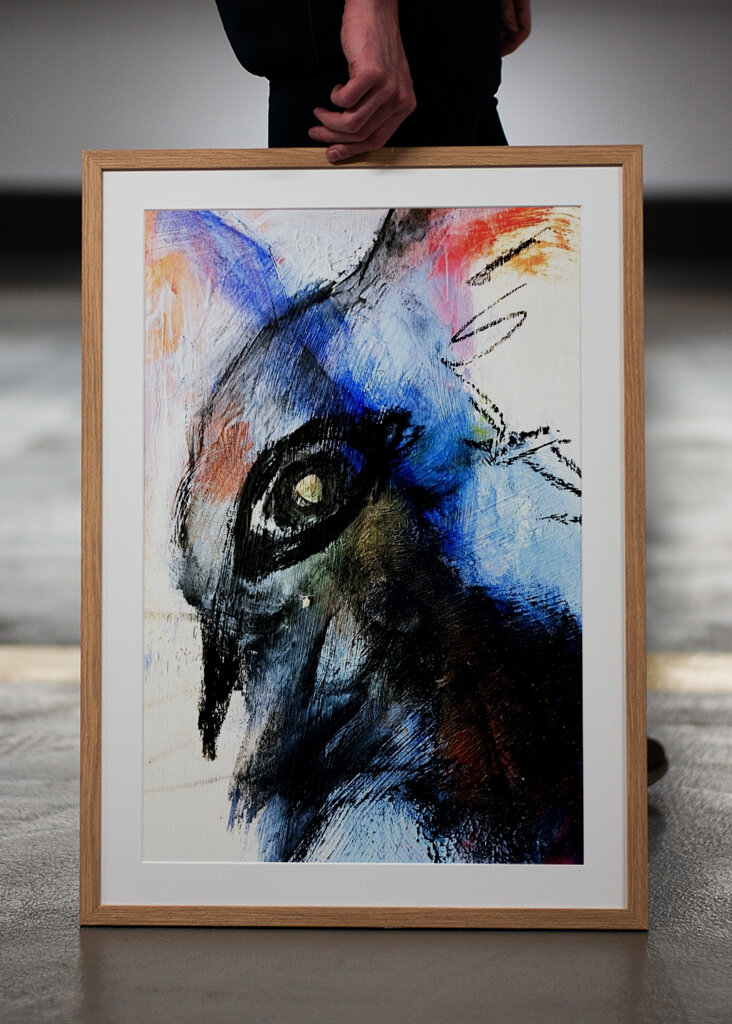 Bird of Paradise Painting