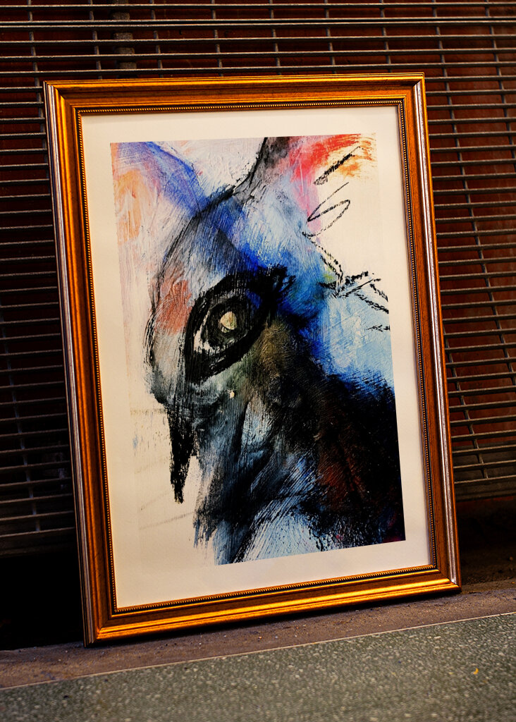 Bird of Paradise Painting