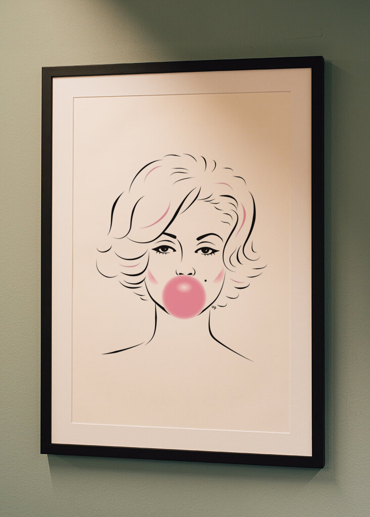 Marilyn Monroe žvýkačka