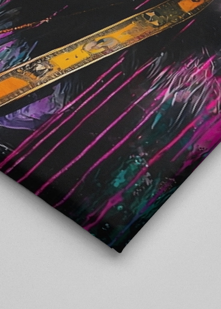 Pop-Art-Affe mit Kopfhörer