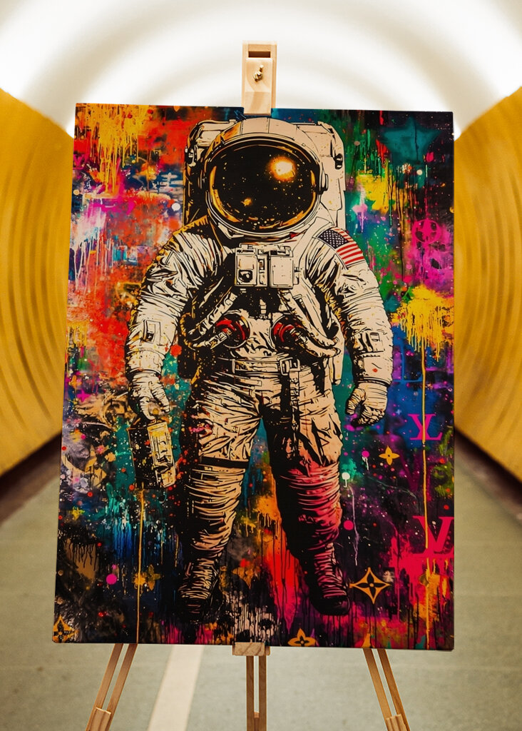 Graffiti art Astronaut