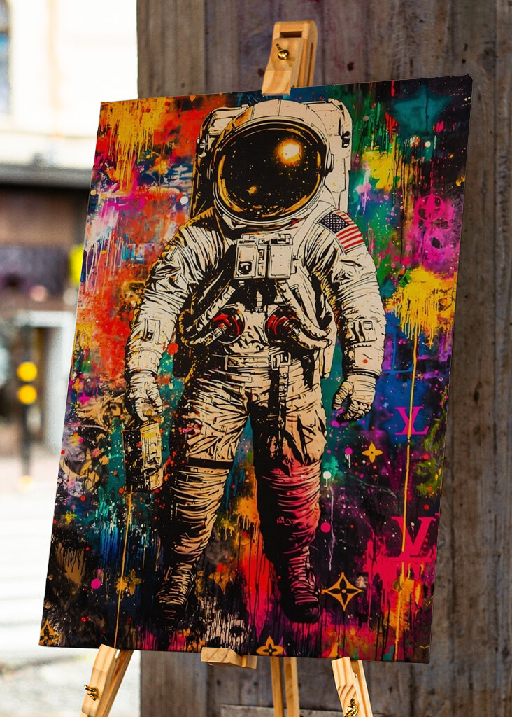 Graffiti art Astronaut