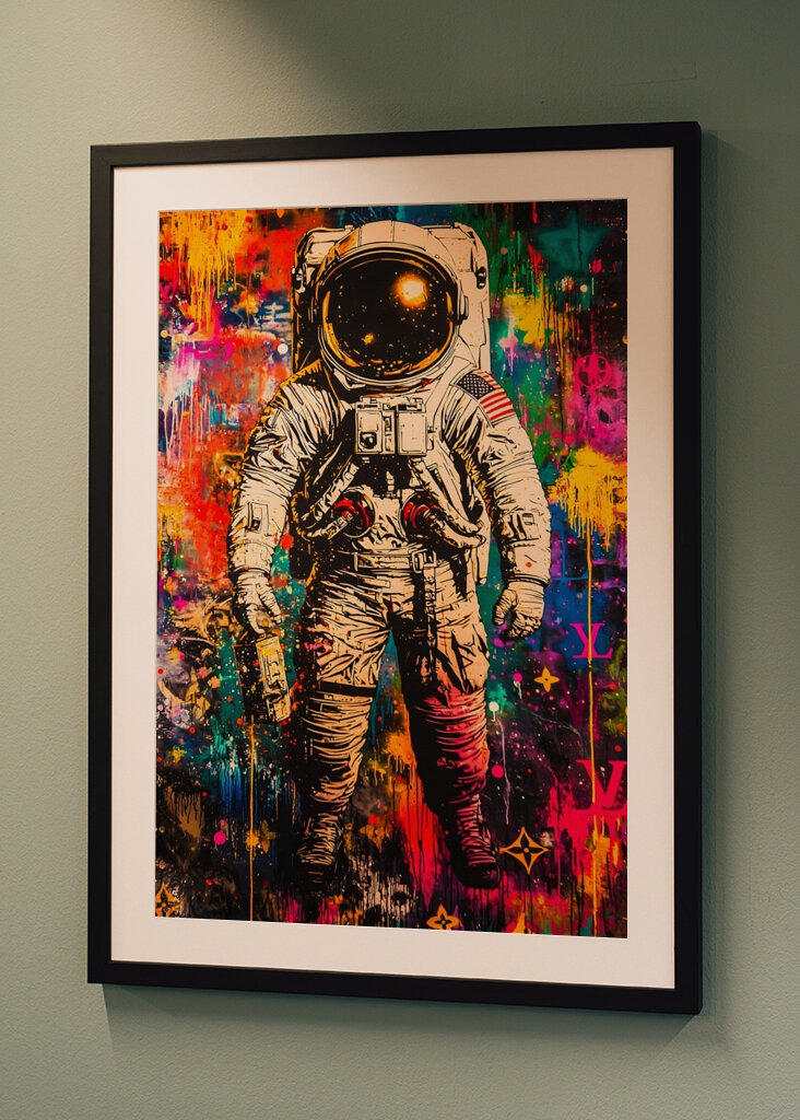 Graffiti art Astronaut