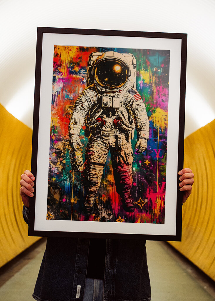 Graffiti art Astronaut
