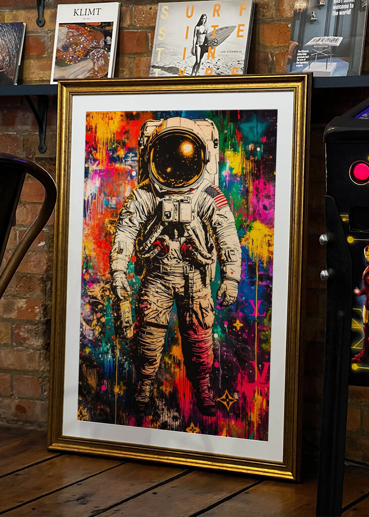 Graffiti art Astronaut