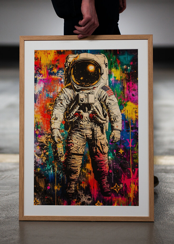 Graffiti art Astronaut